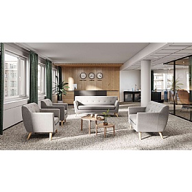 Skandi Office Armchair Grey