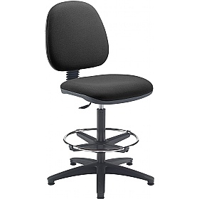 Zoom Medium Back Adjustable Draughtsman Chairs - Office Furniture