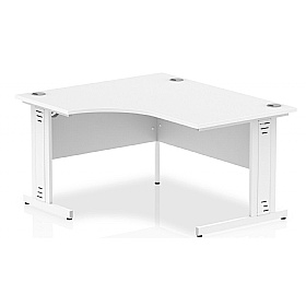 Impulse System Ergonomic Radial Desks