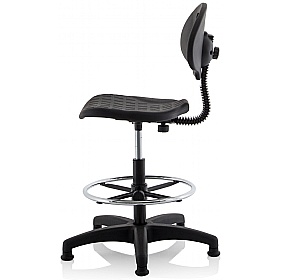 Malaga Hi Rise Poly Industrial Draughtsman Chair