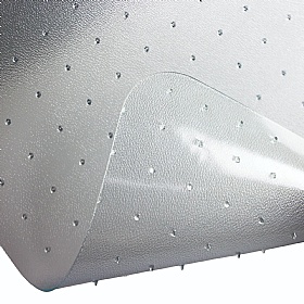 Cleartex Advantagemat Rectangular PVC Chair Mat for Low Pile Carpets - Office Furniture