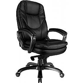 Kiev High Back Leather Faced Executive Office Chair