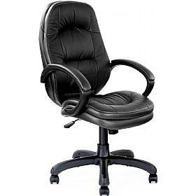 Dawson Stylish High Back Leather Effect Executive Office Chair