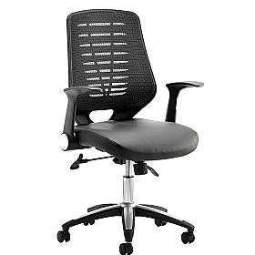 Relay Bonded Leather Task Operator Chairs