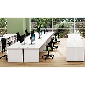 Ventura Rectangular Office Desks - Office Furniture