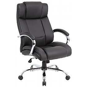 Alpha XL Bariatric 35 Stone 24 Hour Leather Faced Manager Chair