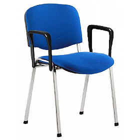 Iso Chrome Frame Conference Chair With Arms