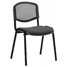 Iso Black Frame Mesh Back Conference Chair