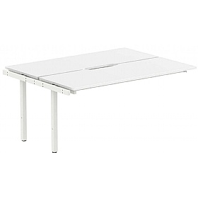 Evolve Plus Back to Back Bench Office Desk Extension Kit