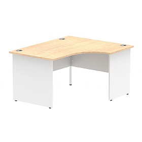 Contra Panel End Ergonomic Radial Office Desks