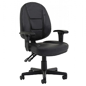 Jackson Bonded Leather Operator Chairs