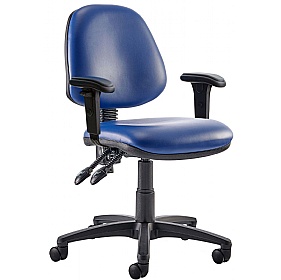 Kirby Medium Back Vinyl 2-Lever Operator Chairs