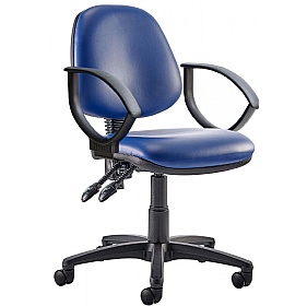 Kirby Medium Back Vinyl 3-Lever Operator Chairs