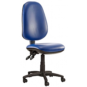 Kirby Jumbo Extra High Back Vinyl 3-Lever Operator Chair