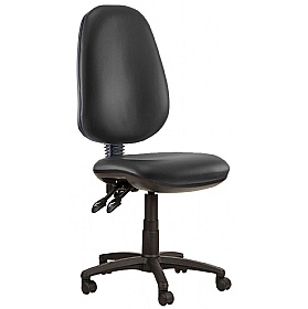 Kirby Jumbo Extra High Back Vinyl 3-Lever Operator