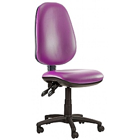 Kirby Jumbo Extra High Back Vinyl 3-Lever Operator