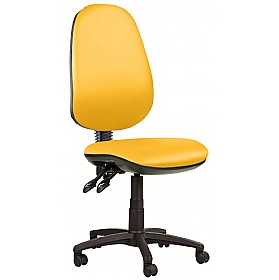 Kirby Jumbo Extra High Back Vinyl 3-Lever Operator