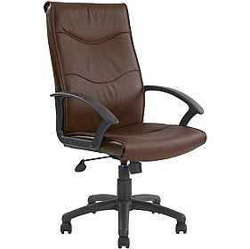 Swithland High Back Leather Faced Executive Office Chairs