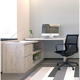 Fleur Hideaway Home Office Desk - Office Furniture