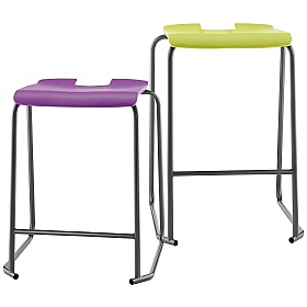 SE Classic Backless Ergonomic School Stools