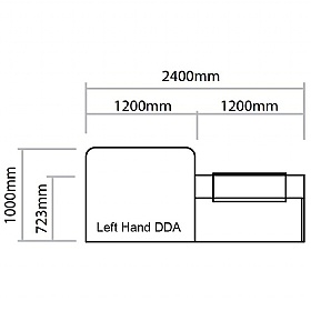 Linea Compact DDA Reception Desk