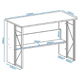 Rhodes Home Office Desk