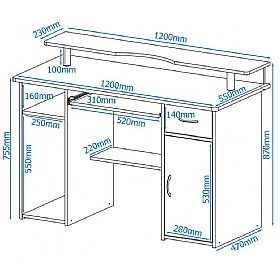 Albany Home Office Desks