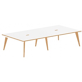 Oslo Scandi Rectangular Back to Back Bench Desks
