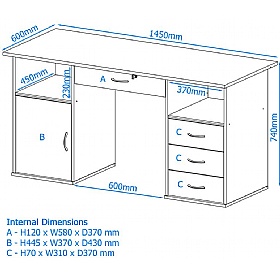 Dallas Home Office Desks