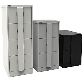 Silverline Midi Secure Metal Filing Cabinets
