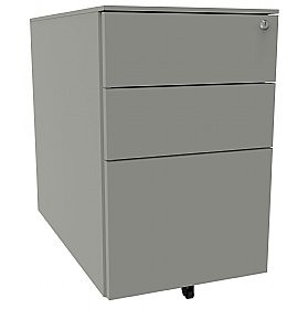 Silverline Desk High Metal Pedestals