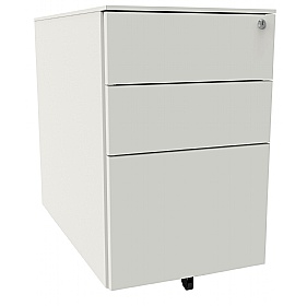 Silverline Desk High Metal Pedestals