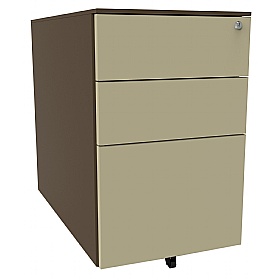 Silverline Desk High Metal Pedestals