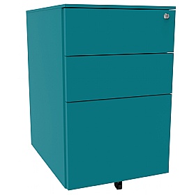 Silverline Desk High Metal Pedestals