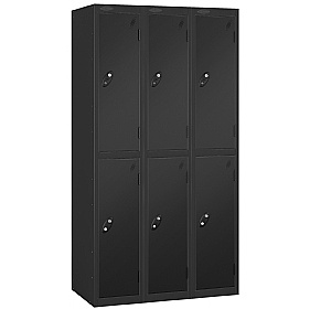Atom Antibacterial Lockers With Black Carcass