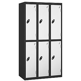 Atom Antibacterial Lockers With Black Carcass