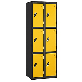 Atom Antibacterial Lockers With Black Carcass