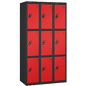 Atom Antibacterial Lockers With Black Carcass