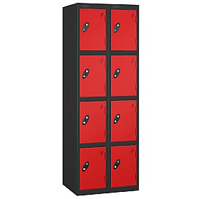 Atom Antibacterial Lockers With Black Carcass