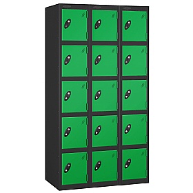 Atom Antibacterial Lockers With Black Carcass