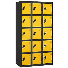 Atom Antibacterial Lockers With Black Carcass