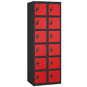 Atom Antibacterial Lockers With Black Carcass