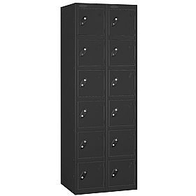 Atom Antibacterial Lockers With Black Carcass