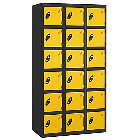 Atom Antibacterial Lockers With Black Carcass