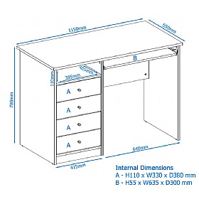 Marymount Home Office Desk