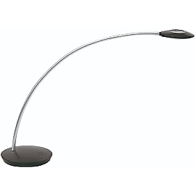 Aero Black LED Desk Lamp with Dimmer