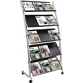 15 Compartment Mobile Leaflet / Brochure Dispenser