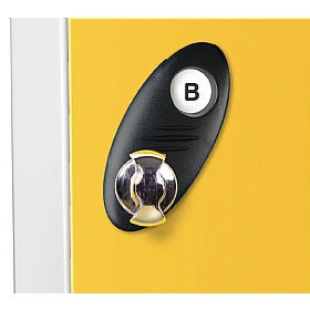 Equinox White Antibacterial Lockers - Hasp & Stapl