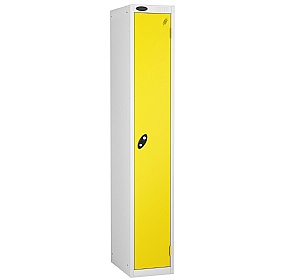 Equinox White Antibacterial Lockers - Hasp & Stapl