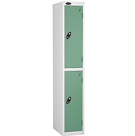 Equinox White Antibacterial Lockers - Hasp & Stapl